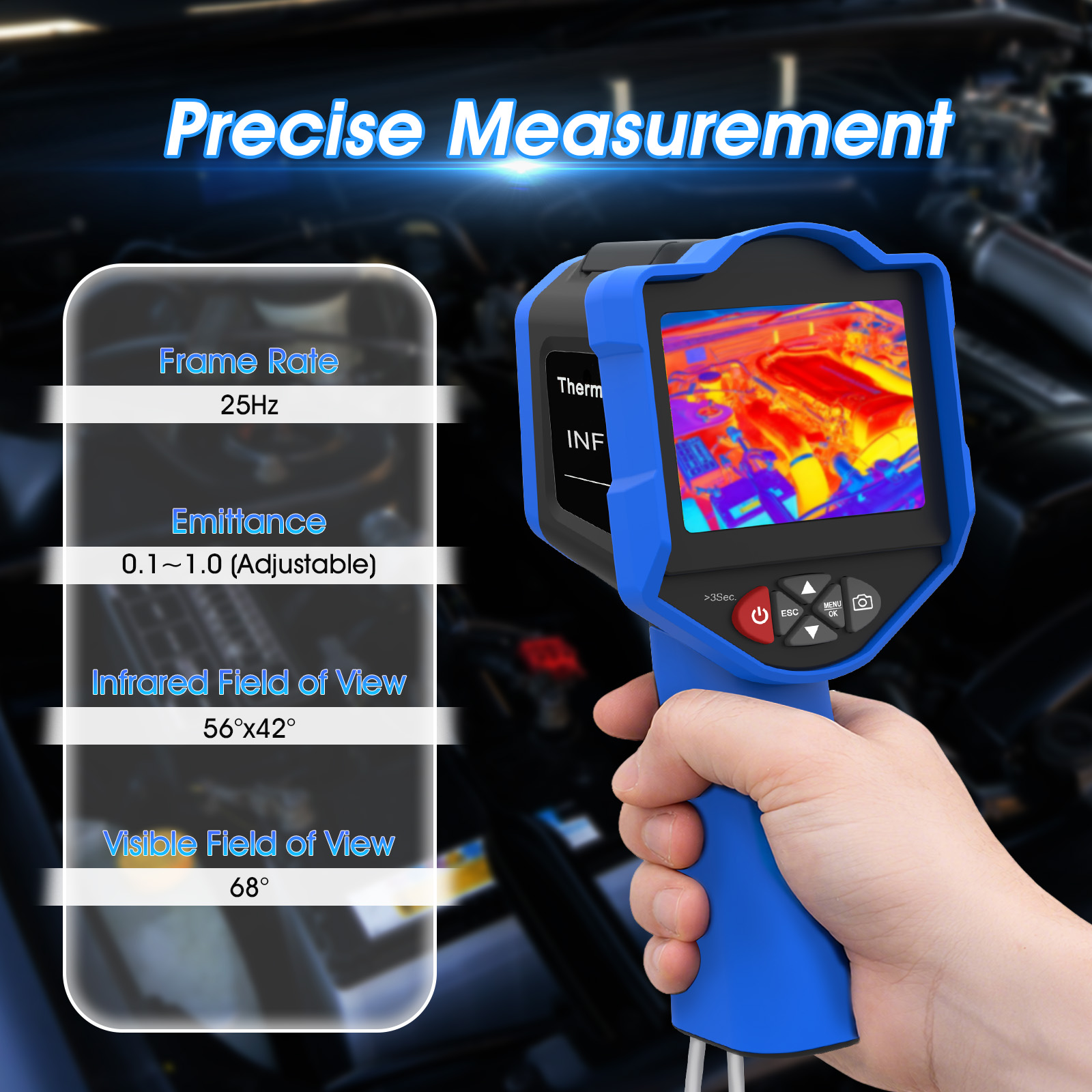 HoldPeakサーマルイメージングカメラ 256x192  - Thermal Imaging Camera Pcb Repair のレビューと価格